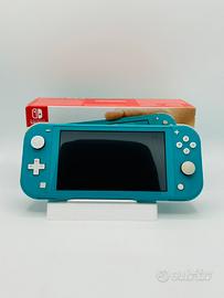 Nintendo Switch Lite Turchese Scatola CIB Cavi
