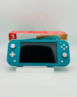 Nintendo Switch Lite Turchese Scatola CIB Cavi