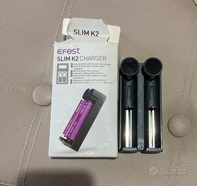 Caricabatterie Efest Slim K2 USB per Batterie