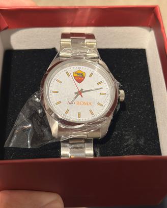 Orologio nuovo As Roma nuovo acciaio bianco