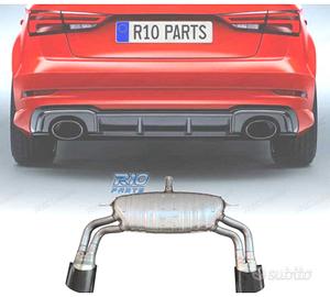 SILENZIATORE DI SCARICO PER AUDI A3 S LINE HATCHBA