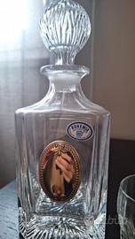 Il set da liquore o whisky in cristallo Bohemia