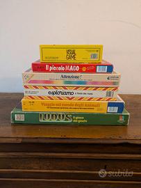 MEGA LOTTO 6 Giochi Tavolo Vintage Anni 80