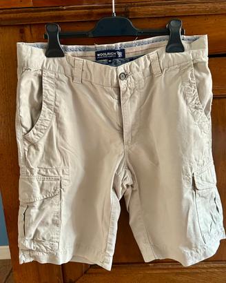 Bermuda cargo Woolrich uomo W32 beige