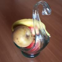 cigno vetro porta oggetti per regali