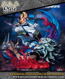 One Piece Jimei Palace Zoro vs. Hawkins Resin Stat