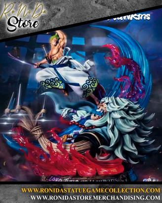 One Piece Jimei Palace Zoro vs. Hawkins Resin Stat