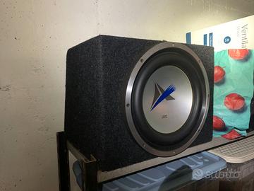SUBWOOFER JVC 12" 4+4OHM BOX mdf NUOVO