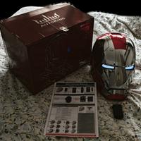 Autoking Iron Man Mask Helmet Bright Silver