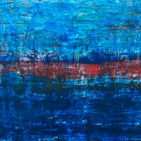 Dipinto astratto in acrilico. Unico, colorato.