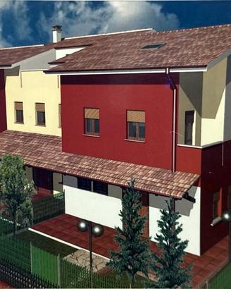 PADOVA - SACCOLONGO TRIFAMILIARE DI TESTA Rif. P-B