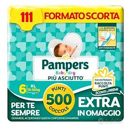 Pannolini Pamper  Taglia XL 110 PEZZI 15-30kg