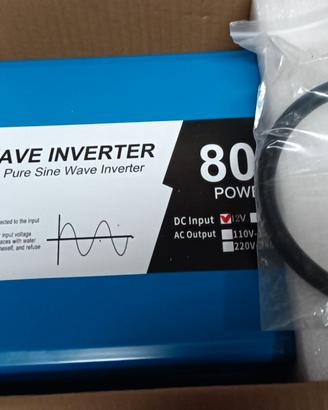 Inverter 12V 220V 3300W Onda Sinusoidale Pura