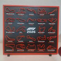 Calendario 3D Circuiti Formula 1 (F1) 2026