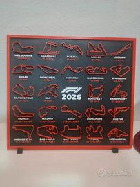 Calendario 3D Circuiti Formula 1 (F1) 2026
