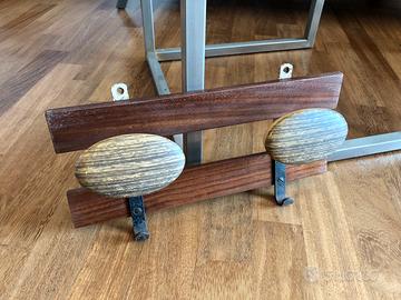 Appendiabiti Vintage Legno e Bachelite anni 60-70