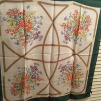 E.BRAUN Foulard donna  pura seta  Vintage