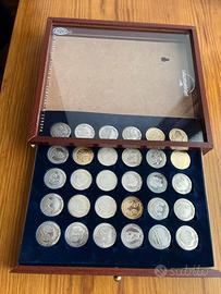 Collezione completa 30 medaglie