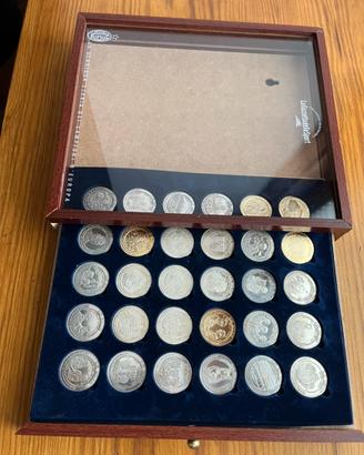 Collezione completa 30 medaglie