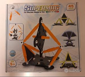 Gioco Supemag Multicolor 45 pezzi magnetici