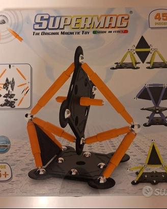 Gioco Supemag Multicolor 45 pezzi magnetici