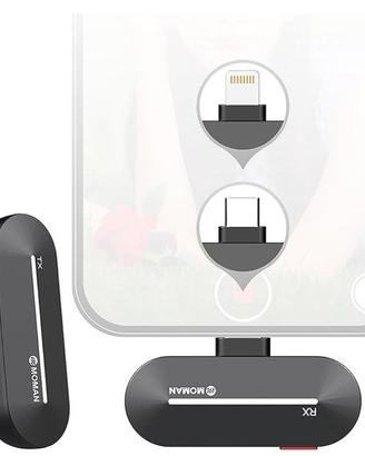Microfono wireless per ios/android