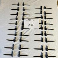 38 cardini in metallo verniciato nuovi