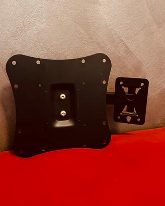 Supporto per TV in acciaio nero