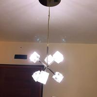 Lampadario a sospensione  6 luci led white