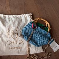 Borsa CHICA azzurra estiva
