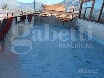 Carini/Paese panoramico quadrivani con terrazzo