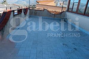 Carini/Paese panoramico quadrivani con terrazzo