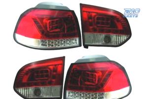 FANALI PER VOLKSWAGEN VW GOLF 6 08-12 LED ROSSO CR