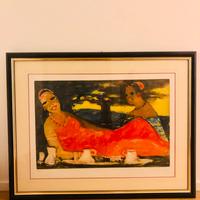 Salvatore Fiume - acquaforte con certificato