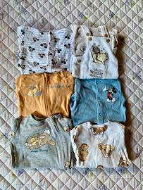 Lotto abbigliamento neonato 1 mese taglia 50