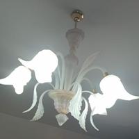 lampadario in vetro di murano