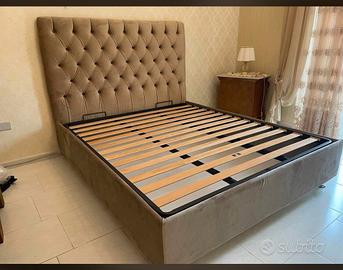 Letto contenitore capitonne
