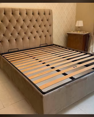 Letto contenitore capitonne