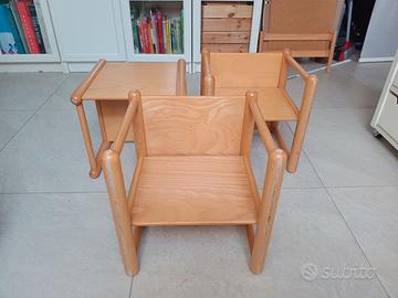 Sedie sgabelli Montessori