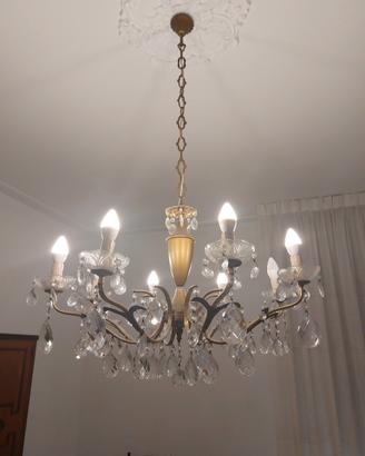 lampadario sala 8 luci