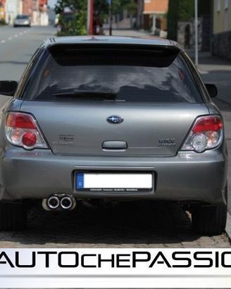 Scarico Sportivo FOX in acciaio per Subaru Impreza