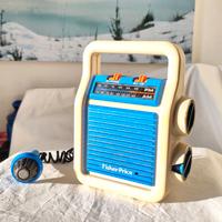 Fisher-Price Radio AM/FM con microfono Vintage