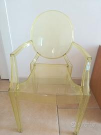 Sedia Lou Lou ghost Kartell