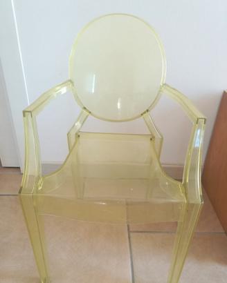 Sedia Lou Lou ghost Kartell