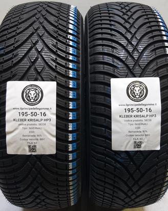 2 GOMME 195 50 16 KLEBER A58238