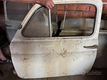 Porte, cofano,interni e tela tetto 500L 1968