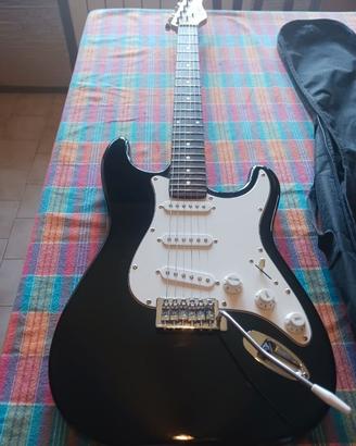 Chitarra elettrica e tastiera elettronica