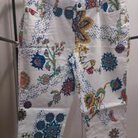 USATO DI QUALITÀ - JEANS CAPRI FONDO BIANCO