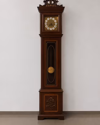 Orologio a Pendolo a Colonna Hertz in Legno Funzio