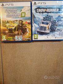 farming simulator 25 snow runner ps5